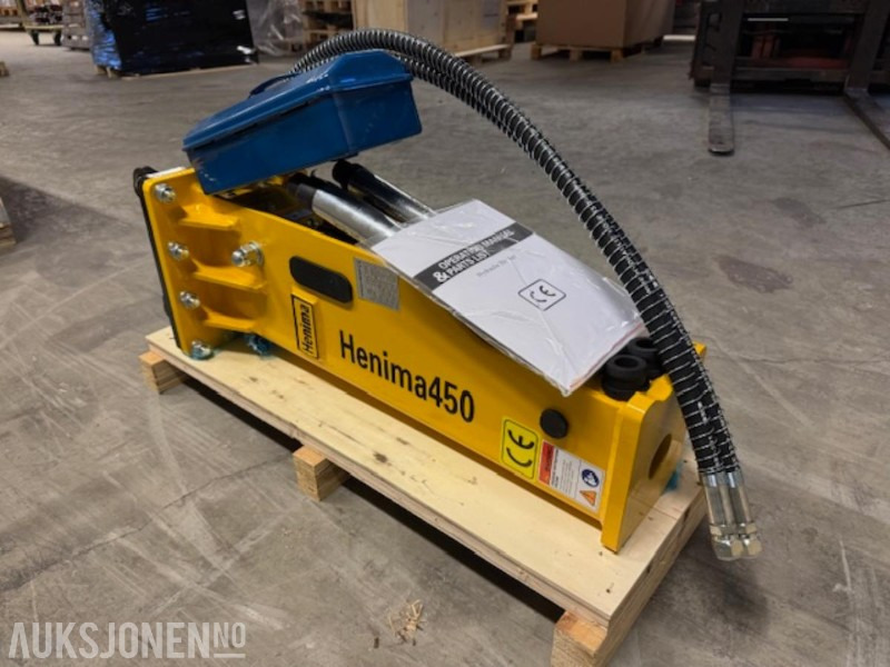 NY HENIMA 450 PIGGHAMMER TIL 1,2-3 TONNS GRAVEMASKIN S30 M/GARANTI - פטיש הידרולי: תמונה 4 NY HENIMA 450 PIGGHAMMER TIL 1,2-3 TONNS GRAVEMASKIN S30 M/GARANTI - פטיש הידרולי: תמונה 4