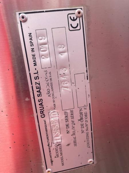 עגורן SAEZ TLS 65 10T TÅRNKRAN: תמונה 14