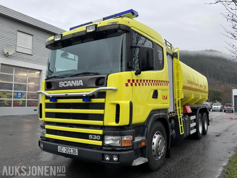 Scania R144 GB 530 - 6X2 - Brannbil / Tankbil - Ziegler FP 8/8 pumpe - 17 m3 tank - Helluft - משאית אש: תמונה 1 Scania R144 GB 530 - 6X2 - Brannbil / Tankbil - Ziegler FP 8/8 pumpe - 17 m3 tank - Helluft - משאית אש: תמונה 1