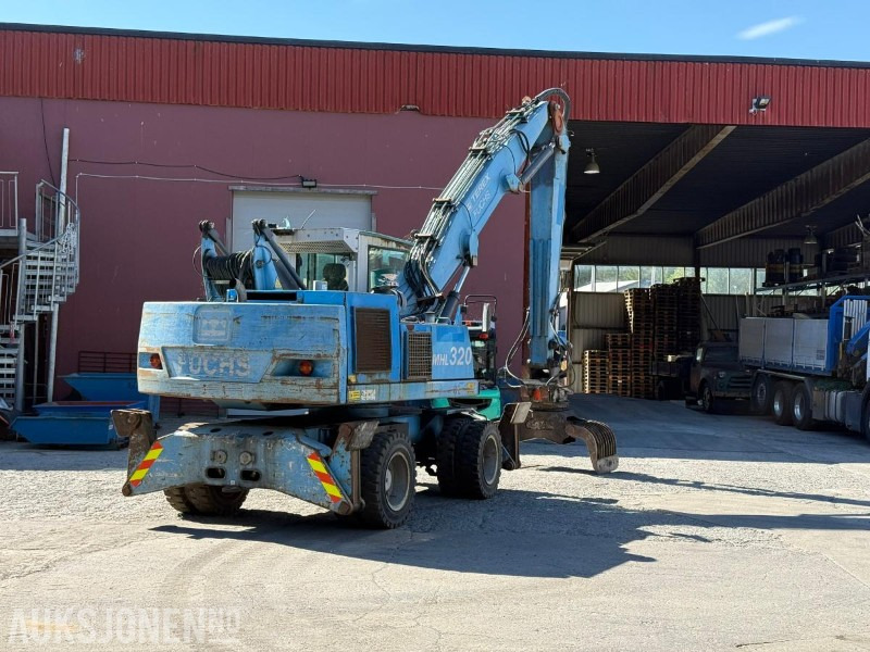 Terex Fuchs MHL 320 hjulgraver / materialhåndteringsmaskin med sorteringsgrabb - מחפר: תמונה 5 Terex Fuchs MHL 320 hjulgraver / materialhåndteringsmaskin med sorteringsgrabb - מחפר: תמונה 5