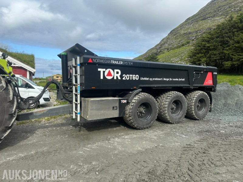 Traktorhenger - TOR DH 20T60 - Tippkasse - Norwegian Trailer System - מכונה חקלאית: תמונה 1 Traktorhenger - TOR DH 20T60 - Tippkasse - Norwegian Trailer System - מכונה חקלאית: תמונה 1