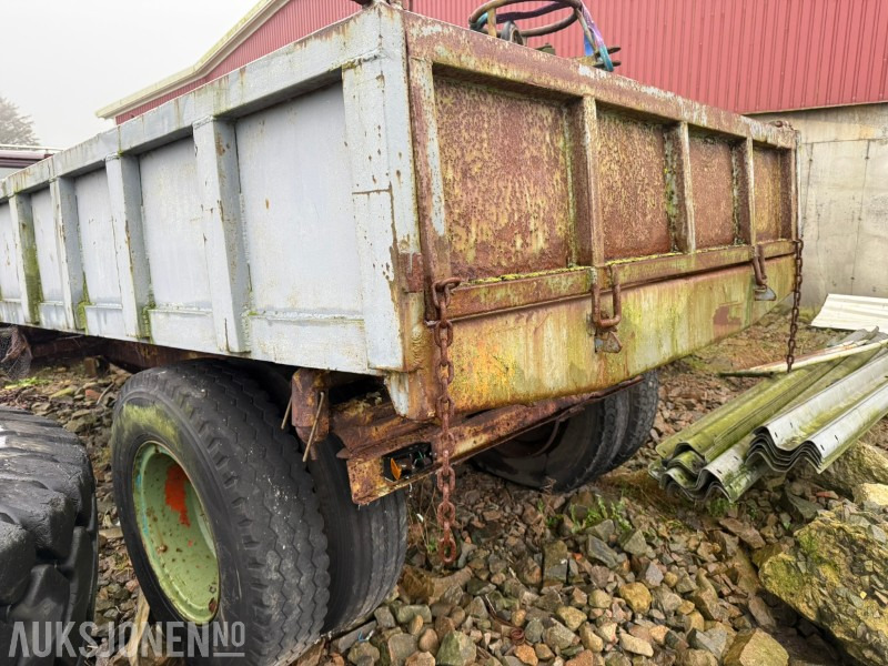 Uregistrert tipphenger til traktor – kraftig bygget - מכונה חקלאית: תמונה 2 Uregistrert tipphenger til traktor – kraftig bygget - מכונה חקלאית: תמונה 2