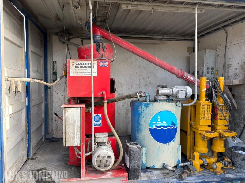 Komplett grout/gyse og blandesystem montert i fot container - ציוד בנייה: תמונה 2 Komplett grout/gyse og blandesystem montert i fot container - ציוד בנייה: תמונה 2