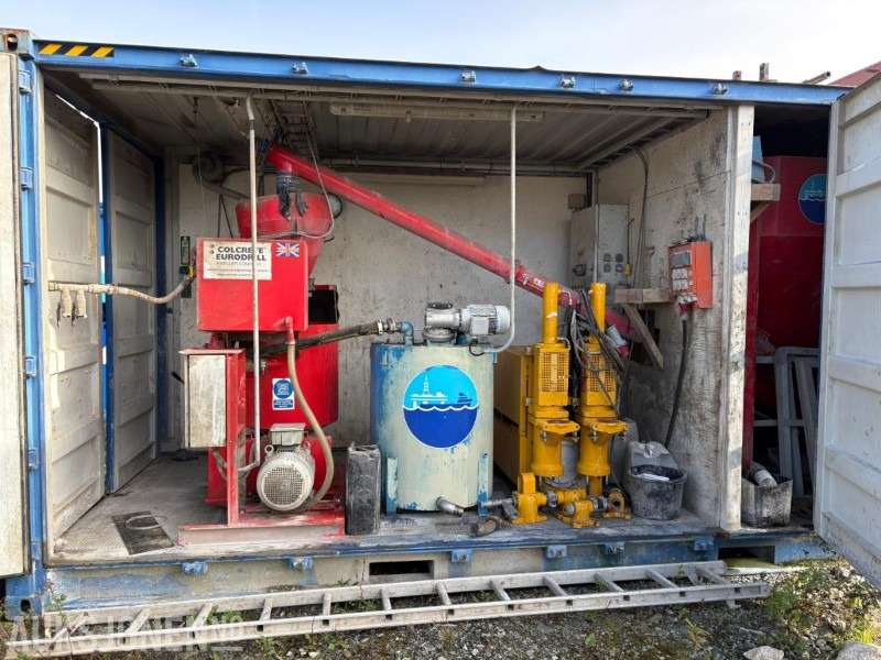 Komplett grout/gyse og blandesystem montert i fot container - ציוד בנייה: תמונה 1 Komplett grout/gyse og blandesystem montert i fot container - ציוד בנייה: תמונה 1