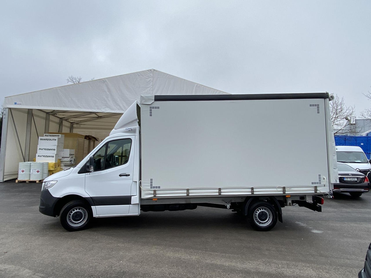 MERCEDES BENZ SPRINTER 317 CDI 170PS 1+2 PRITSCHE PLANE 4100MM - כלי רכב מסחרי עם וילונות צד: תמונה 3 MERCEDES BENZ SPRINTER 317 CDI 170PS 1+2 PRITSCHE PLANE 4100MM - כלי רכב מסחרי עם וילונות צד: תמונה 3