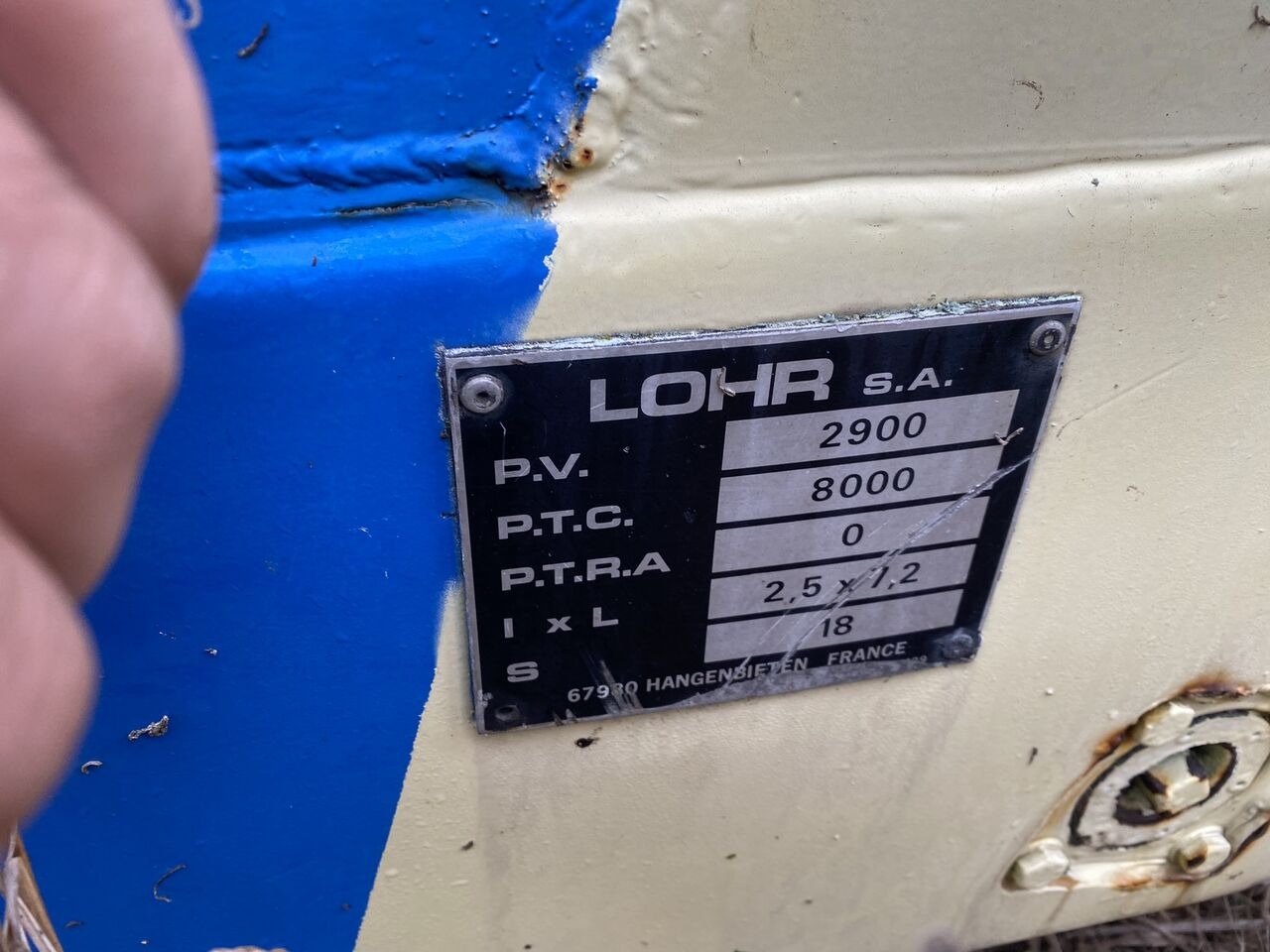Lohr VGY JV 17 SP115 35105 : Structura camion + remorca transport aut - קרון נגרר בהובלה אוטומטית: תמונה 4 Lohr VGY JV 17 SP115 35105 : Structura camion + remorca transport aut - קרון נגרר בהובלה אוטומטית: תמונה 4