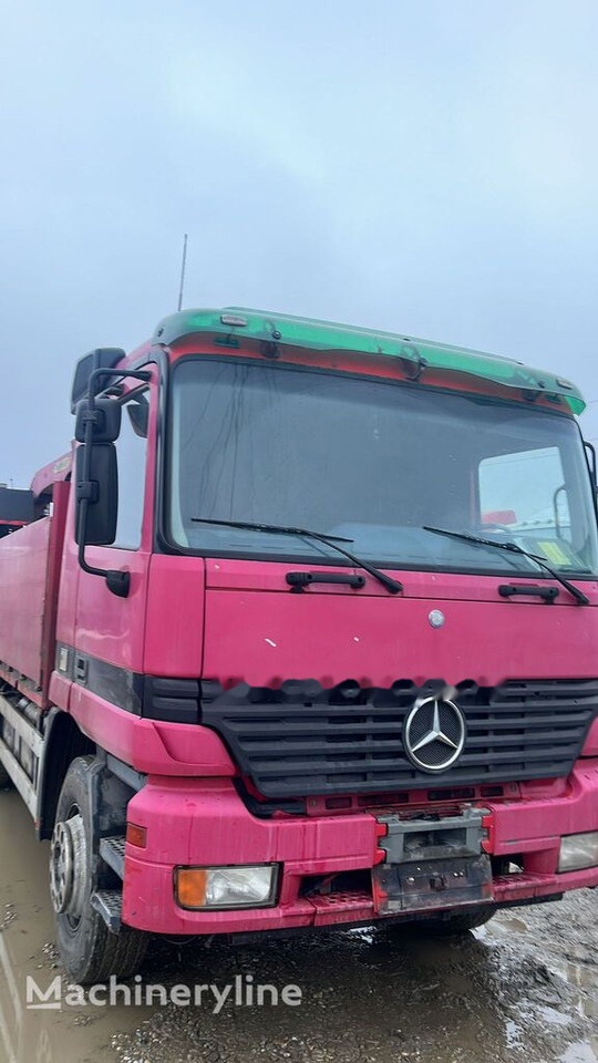 Mercedes-Benz Actros MP1 6x4 + Palfinger Krane - משאית מנוף, משאית צד נופל/ שטוחה: תמונה 4 Mercedes-Benz Actros MP1 6x4 + Palfinger Krane - משאית מנוף, משאית צד נופל/ שטוחה: תמונה 4