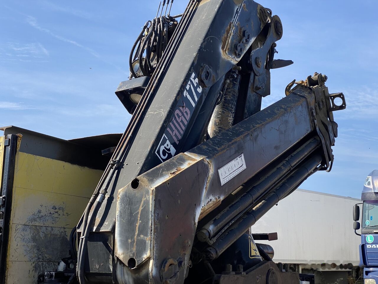 משאית צד נופל/ שטוחה, משאית מנוף Mercedes-Benz Actros MP1: תמונה 9