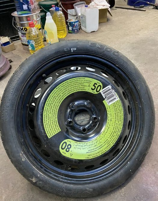 Rezerva slim Audi A5,A6,A7,A8 T125/70R19 ET29 - חבילת גלגלים וצמיגים: תמונה 1 Rezerva slim Audi A5,A6,A7,A8 T125/70R19 ET29 - חבילת גלגלים וצמיגים: תמונה 1