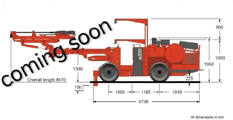 Sandvik DD 210 - ציוד מנהור: תמונה 1 Sandvik DD 210 - ציוד מנהור: תמונה 1