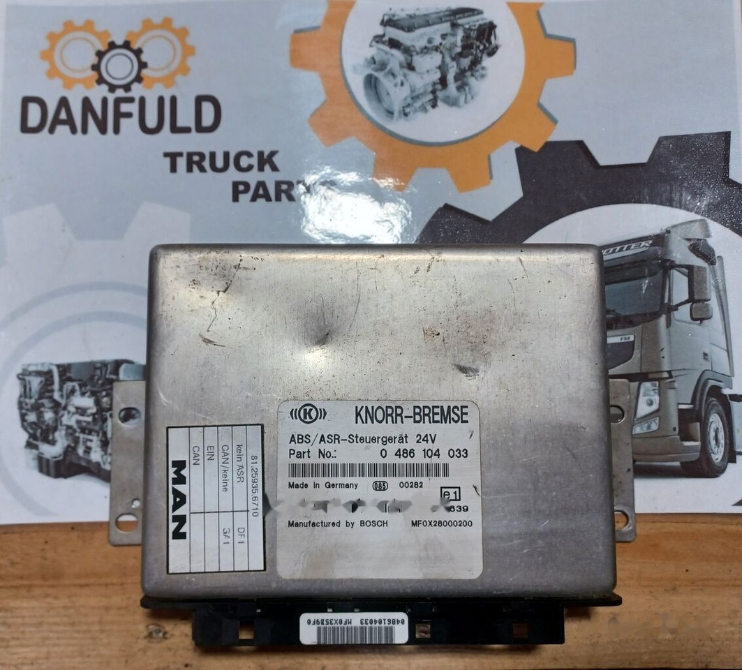 Knorr-Bremse 0486104033 MAN truck - ECU עבור משאית: תמונה 1 Knorr-Bremse 0486104033 MAN truck - ECU עבור משאית: תמונה 1