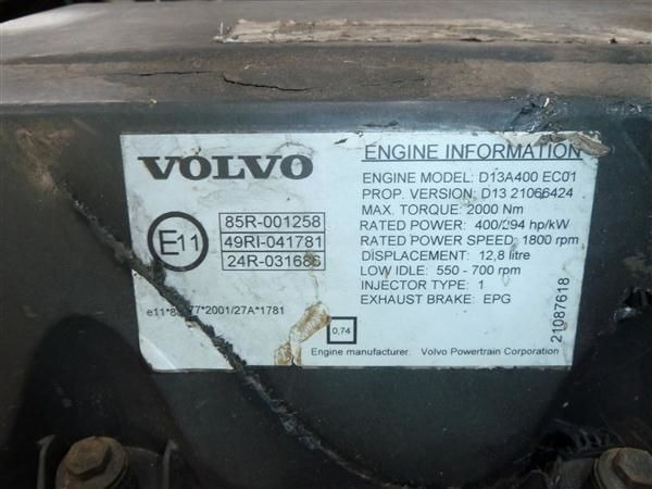 Volvo D13A400 EC01 Volvo FM, FMX - מנוע עבור משאית: תמונה 3 Volvo D13A400 EC01 Volvo FM, FMX - מנוע עבור משאית: תמונה 3