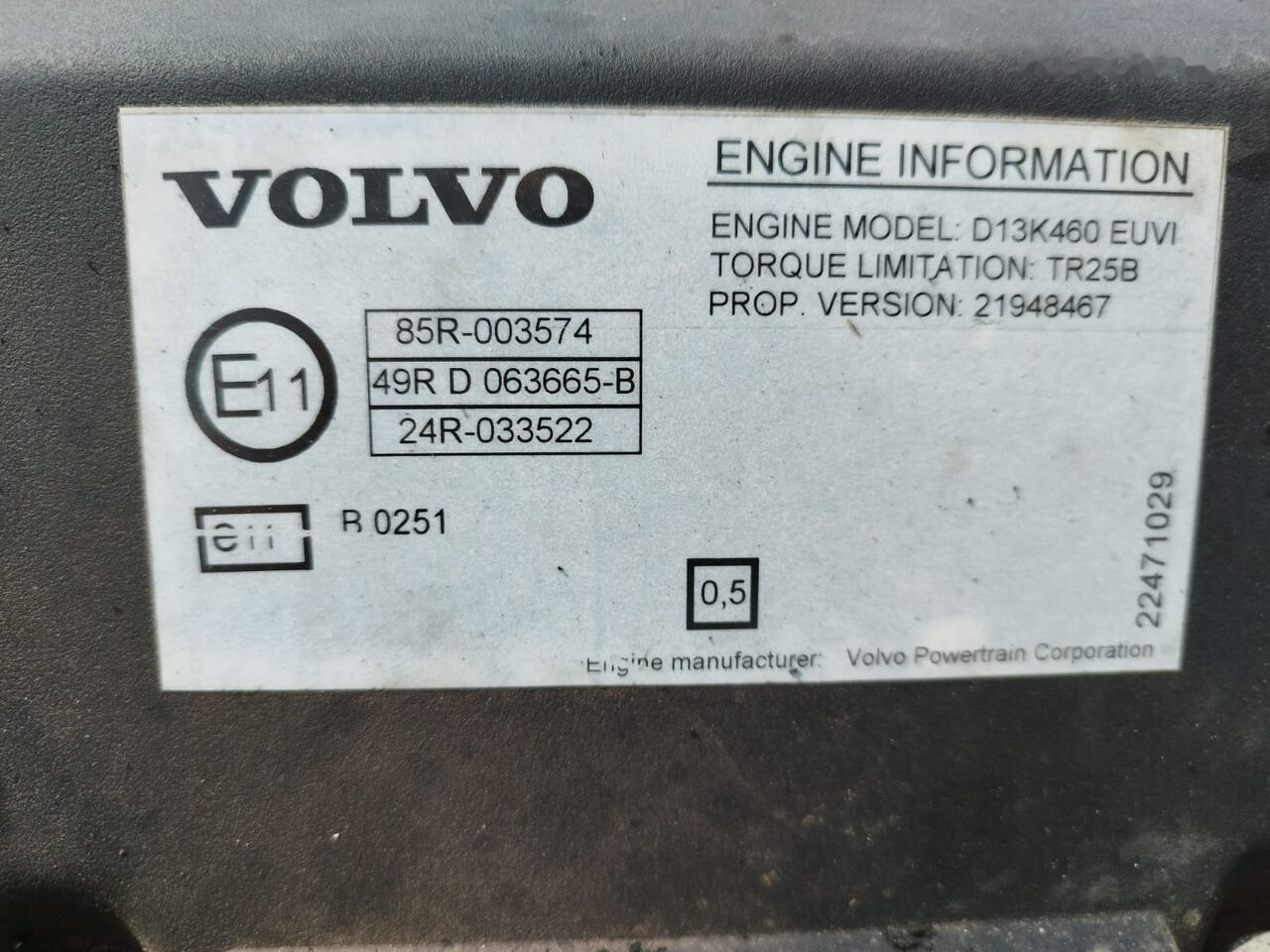 Volvo D13K460 EUVI Volvo FM, FH, FMX - מנוע עבור משאית: תמונה 4 Volvo D13K460 EUVI Volvo FM, FH, FMX - מנוע עבור משאית: תמונה 4