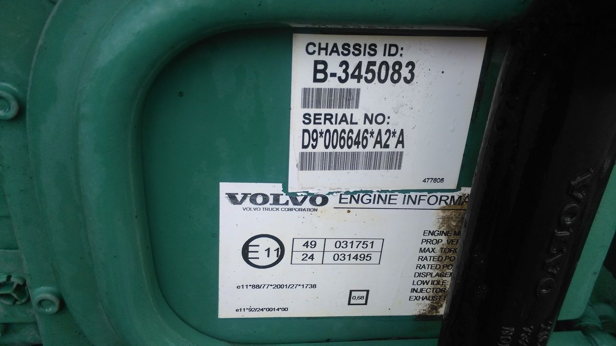 Volvo D9A 340 Volvo FM, PENTA - מנוע עבור משאית: תמונה 2 Volvo D9A 340 Volvo FM, PENTA - מנוע עבור משאית: תמונה 2