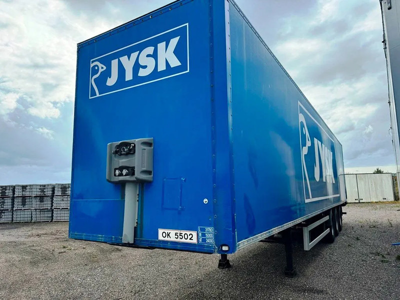 סמיטריילר בתיבה סגורה Fruehauf 3 aksl box Trailer inkl. lift: תמונה 8