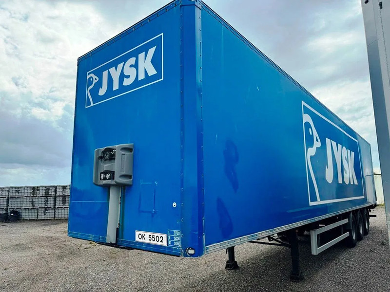 סמיטריילר בתיבה סגורה Fruehauf 3 aksl box Trailer inkl. lift: תמונה 9