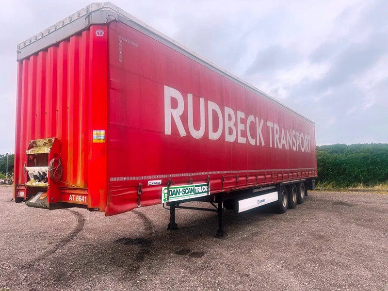 Krone 3 aksl. - סמיטריילר עם וילונות צד: תמונה 1 Krone 3 aksl. - סמיטריילר עם וילונות צד: תמונה 1