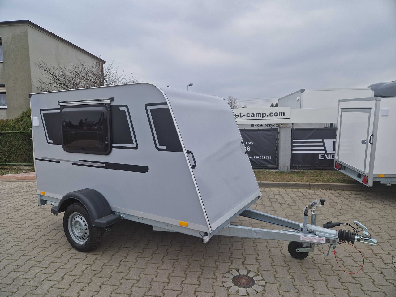 Microcamp mini przyczepa kempingowa transportowa teardrop - קרון נגרר למכונית: תמונה 1 Microcamp mini przyczepa kempingowa transportowa teardrop - קרון נגרר למכונית: תמונה 1
