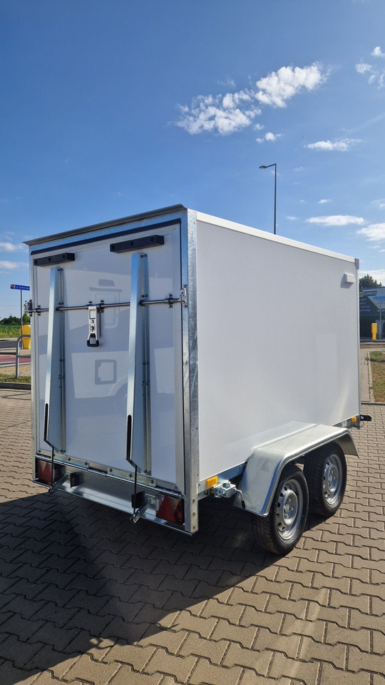 Nowa Przyczepa Furgon Kontener transportowy ABS 250 z rampą - קרון נגרר בתיבה סגורה: תמונה 2 Nowa Przyczepa Furgon Kontener transportowy ABS 250 z rampą - קרון נגרר בתיבה סגורה: תמונה 2