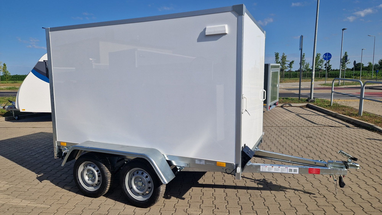 Nowa Przyczepa Furgon Kontener transportowy ABS 250 z rampą - קרון נגרר בתיבה סגורה: תמונה 3 Nowa Przyczepa Furgon Kontener transportowy ABS 250 z rampą - קרון נגרר בתיבה סגורה: תמונה 3