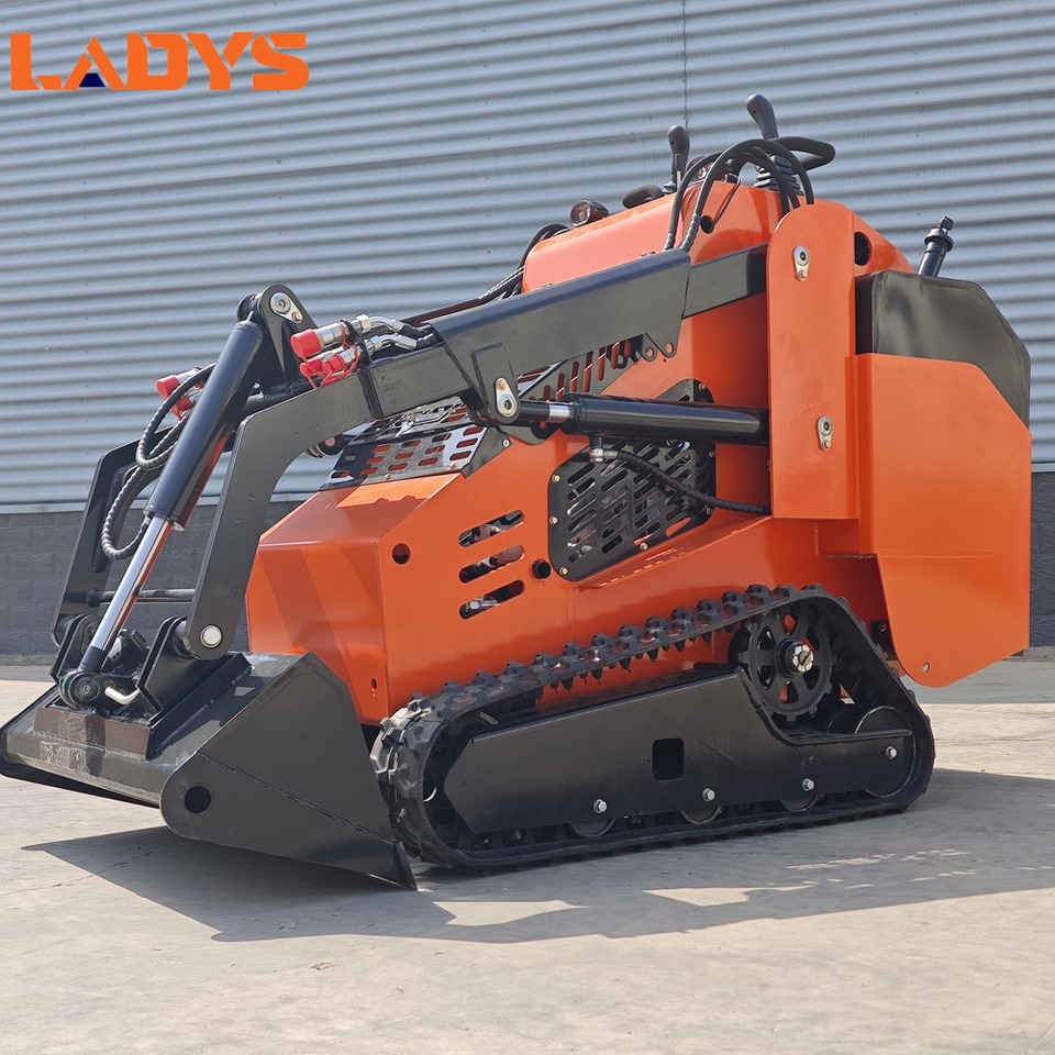 LADYS Free Shipping Mini Skid Steer Loader Compact Track Electric/Diesel Chinese Mini Skid Steer Loader For Sale With Mini Skid Steer Attachments 4 In 1 Bucket - מעמיס היגוי החלקה: תמונה 4 LADYS Free Shipping Mini Skid Steer Loader Compact Track Electric/Diesel Chinese Mini Skid Steer Loader For Sale With Mini Skid Steer Attachments 4 In 1 Bucket - מעמיס היגוי החלקה: תמונה 4