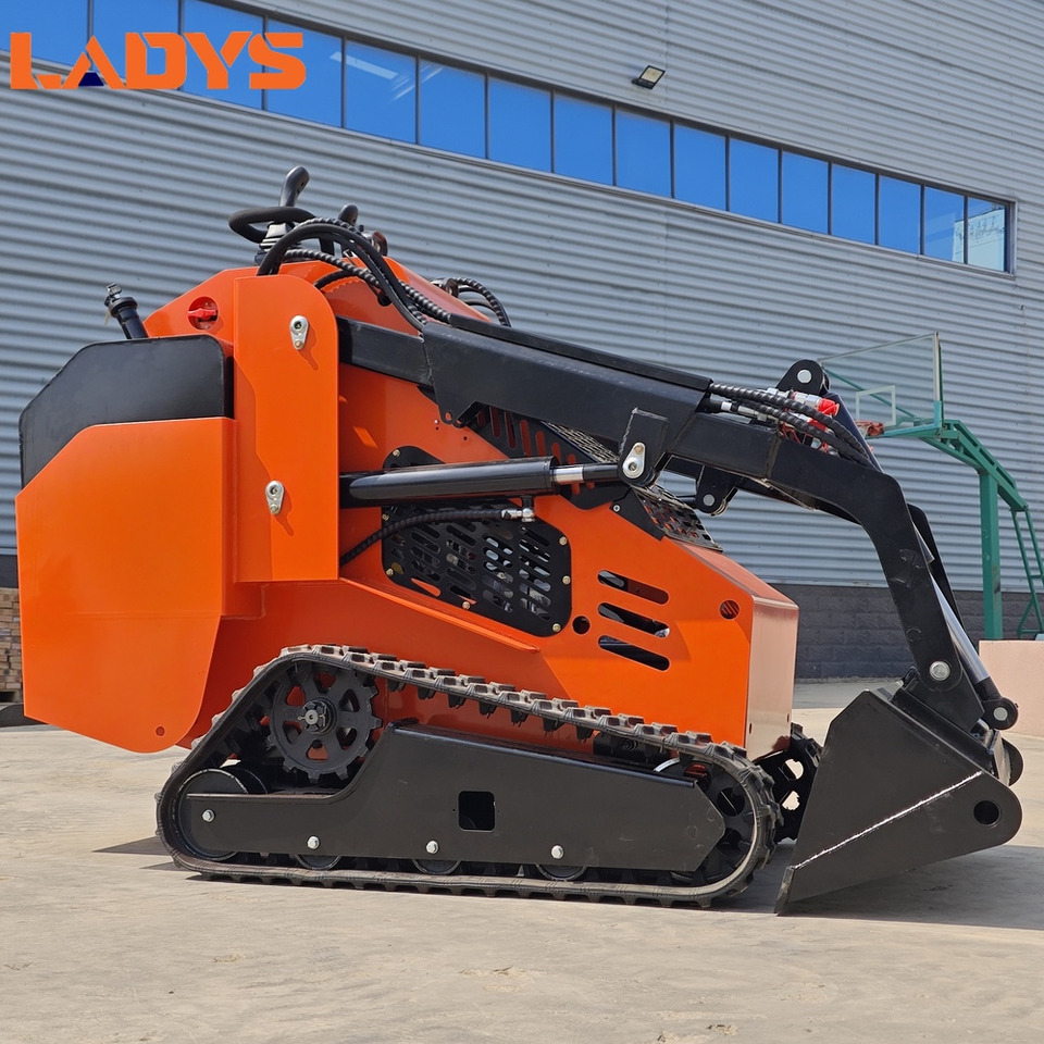LADYS Free Shipping Mini Skid Steer Loader Compact Track Electric/Diesel Chinese Mini Skid Steer Loader For Sale With Mini Skid Steer Attachments 4 In 1 Bucket - מעמיס היגוי החלקה: תמונה 2 LADYS Free Shipping Mini Skid Steer Loader Compact Track Electric/Diesel Chinese Mini Skid Steer Loader For Sale With Mini Skid Steer Attachments 4 In 1 Bucket - מעמיס היגוי החלקה: תמונה 2