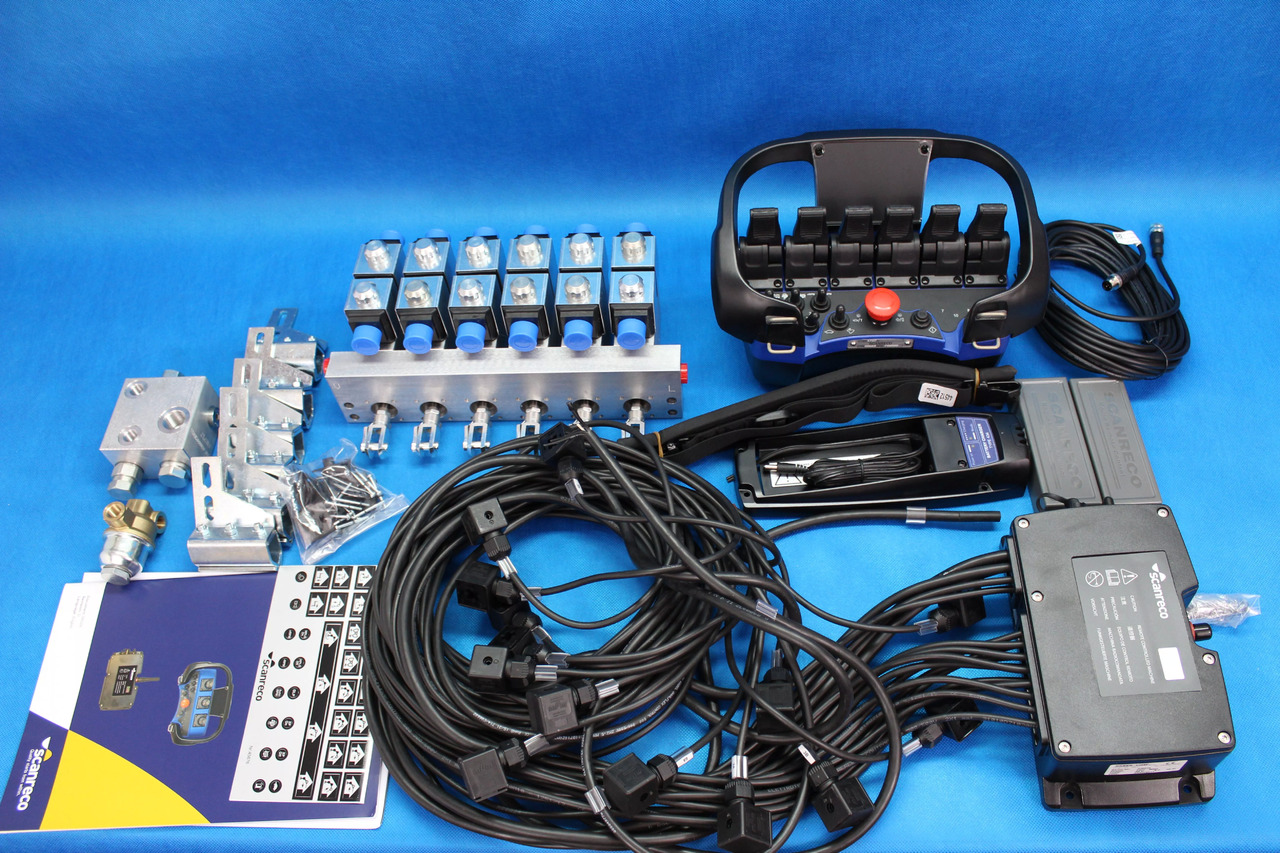 Scanreco RC400 G2B 6 Functions + Retrofit Kit for crane with valve without solenoids Fassi Hiab Palfinger 12/24V - מכונת בנייה: תמונה 1 Scanreco RC400 G2B 6 Functions + Retrofit Kit for crane with valve without solenoids Fassi Hiab Palfinger 12/24V - מכונת בנייה: תמונה 1