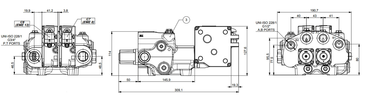 Walvoil SDM/DLM Allis-Chalmers, Case IH Magnum, Fiat, Ford - מעמיס קדמי לטרקטור עבור מעמיס קדמי לטרקטור: תמונה 5 Walvoil SDM/DLM Allis-Chalmers, Case IH Magnum, Fiat, Ford - מעמיס קדמי לטרקטור עבור מעמיס קדמי לטרקטור: תמונה 5