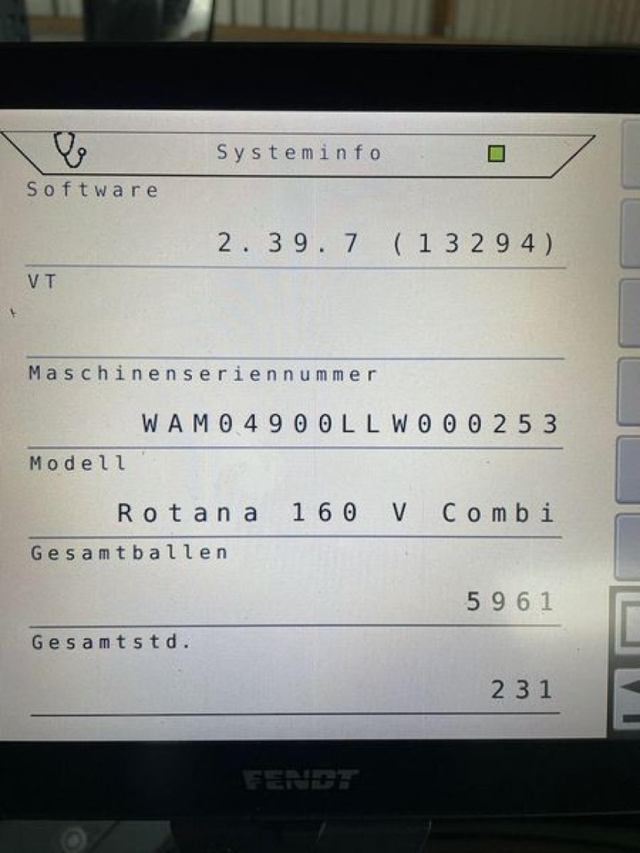 מכונת צרור עגולה Fendt ROTANA 160 V COMBI: תמונה 8