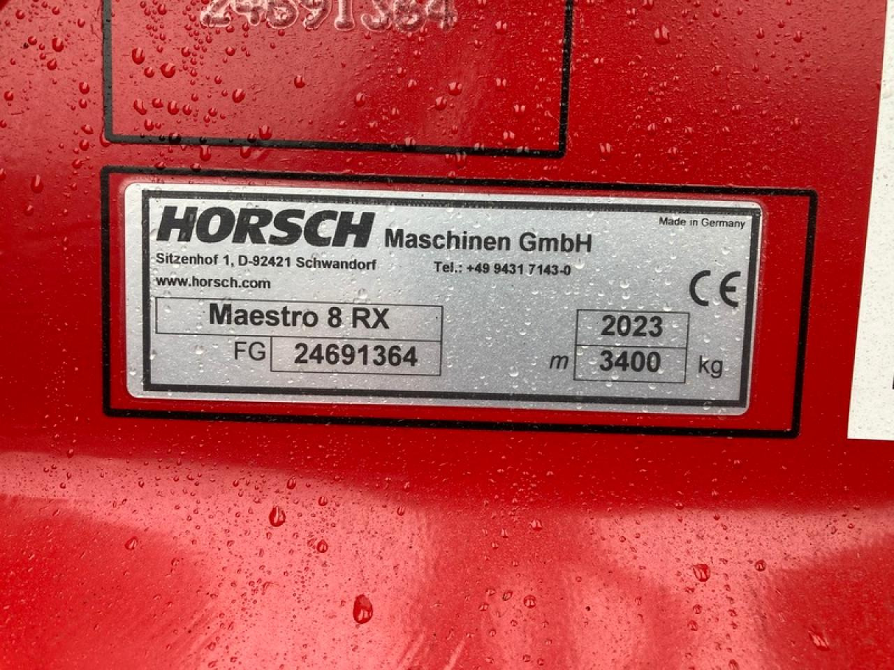 Horsch MAESTRO8.75RX AUTOFORCE - מכונת זריעה מדויקת: תמונה 5 Horsch MAESTRO8.75RX AUTOFORCE - מכונת זריעה מדויקת: תמונה 5