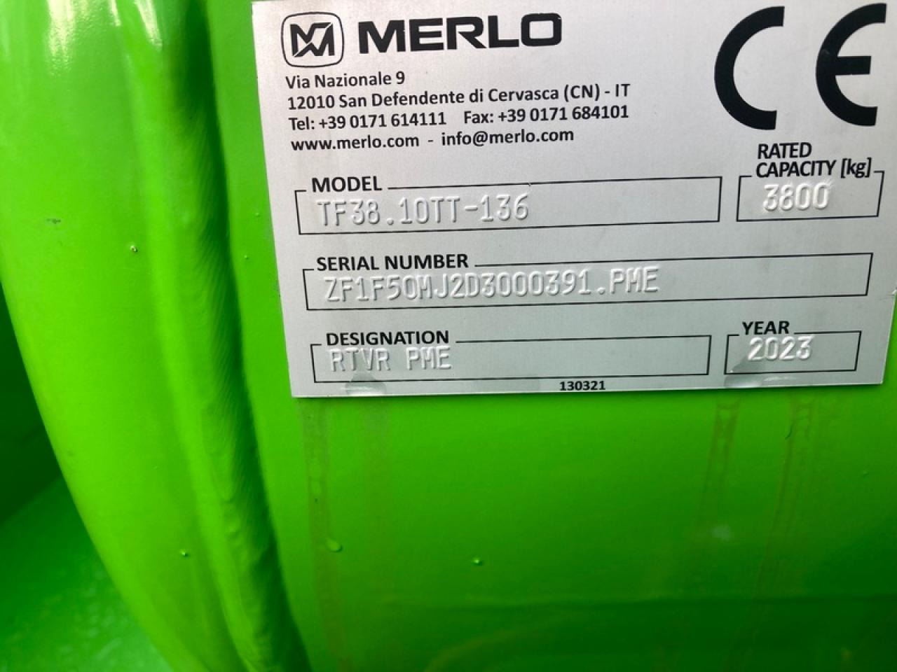 Merlo TF 38.10TT AKTION - מפעיל טלסקופי: תמונה 5 Merlo TF 38.10TT AKTION - מפעיל טלסקופי: תמונה 5