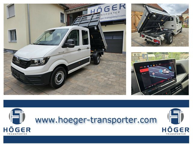 MAN TGE 3.140 Doka L3 Dreiseitenkipper Facelift - כלי רכב מסחרי מזהיר, כלי רכב מסחרי קומבי: תמונה 1 MAN TGE 3.140 Doka L3 Dreiseitenkipper Facelift - כלי רכב מסחרי מזהיר, כלי רכב מסחרי קומבי: תמונה 1