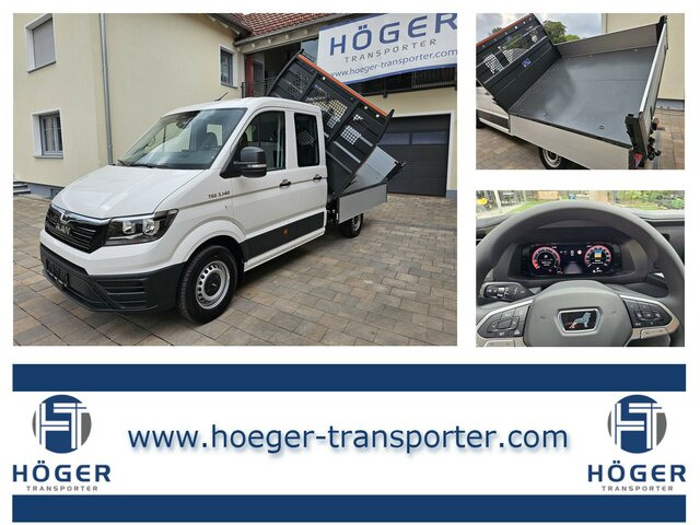 MAN TGE 3.140 Doka L3 Dreiseitenkipper Facelift - כלי רכב מסחרי מזהיר, כלי רכב מסחרי קומבי: תמונה 1 MAN TGE 3.140 Doka L3 Dreiseitenkipper Facelift - כלי רכב מסחרי מזהיר, כלי רכב מסחרי קומבי: תמונה 1