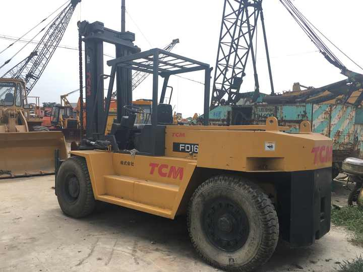 Second Hand TCM FD160 diesel fork lift with Good condition and high performance for sale in shanghai - מלגזת סולר: תמונה 5 Second Hand TCM FD160 diesel fork lift with Good condition and high performance for sale in shanghai - מלגזת סולר: תמונה 5
