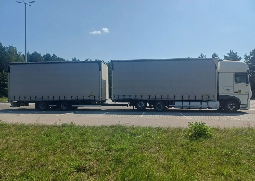 DAF XF 480 SUPER SPACE CAB / ZESTAW TANDEM PRZEJAZDOWY 120 M3 / SSC / ACC /EURO 6 - משאית וילונות צד, קרון נגרר עם וילונות צד: תמונה 2 DAF XF 480 SUPER SPACE CAB / ZESTAW TANDEM PRZEJAZDOWY 120 M3 / SSC / ACC /EURO 6 - משאית וילונות צד, קרון נגרר עם וילונות צד: תמונה 2