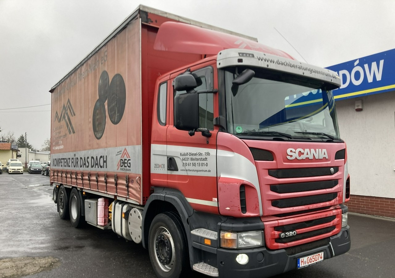 Inna Inny Scania G320 Wózek PALFINGER Firanka Plandeka plandeka Moffett 2012 - כלי רכב מסחרי עם וילונות צד: תמונה 4 Inna Inny Scania G320 Wózek PALFINGER Firanka Plandeka plandeka Moffett 2012 - כלי רכב מסחרי עם וילונות צד: תמונה 4