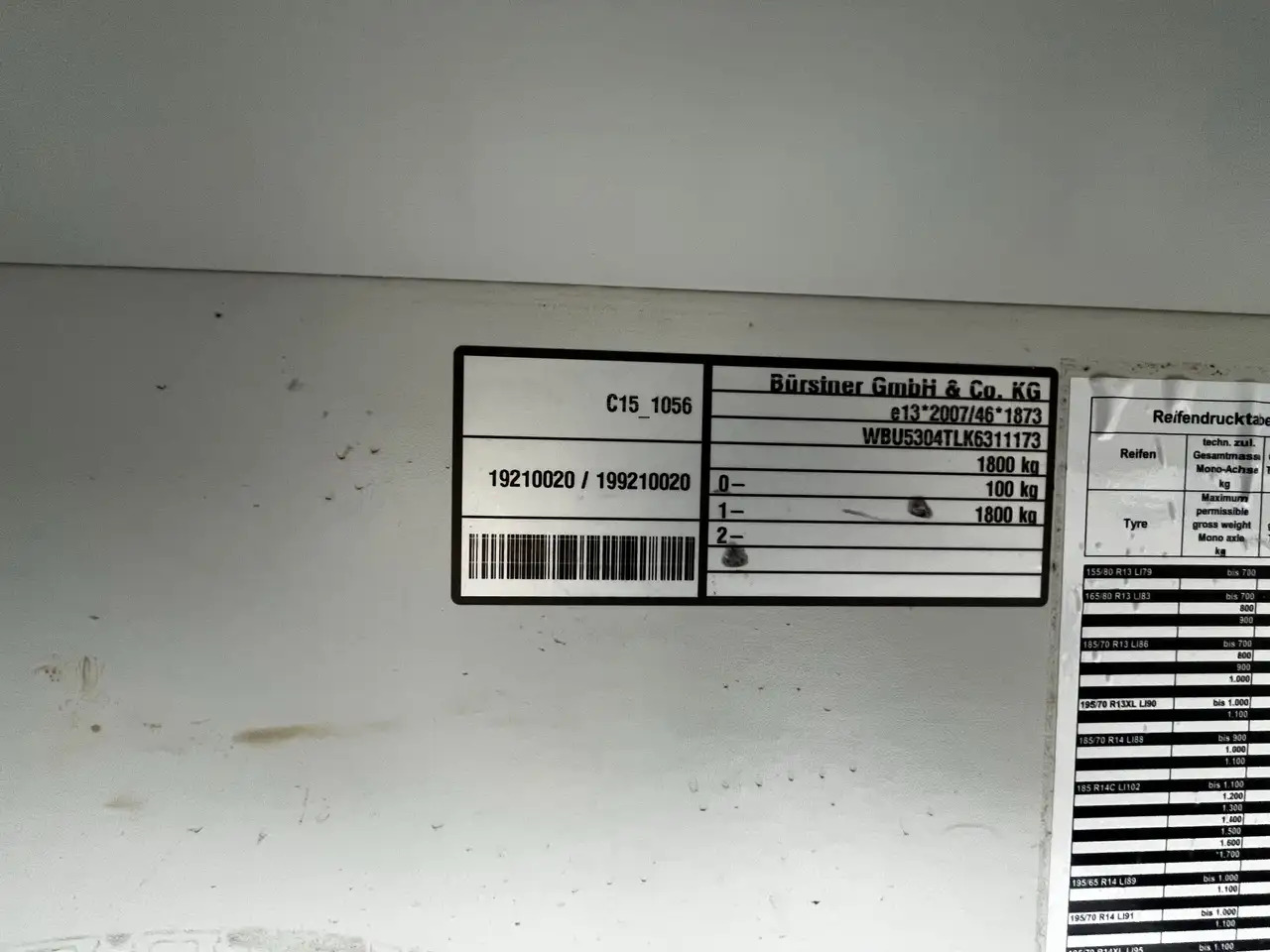 חָדָשׁ קרוואן נגרר Bürstner Premio 530 TL Mover Dachklimaanlage Einzelbetten: תמונה 22