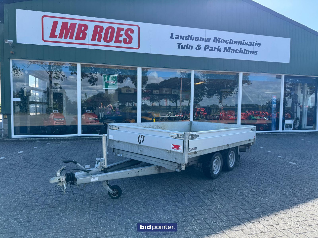 Henra KP27- 3318 3 zijdige kiep aanhangwagen aanhanger - קרון נגרר עם מזהיר: תמונה 2 Henra KP27- 3318 3 zijdige kiep aanhangwagen aanhanger - קרון נגרר עם מזהיר: תמונה 2