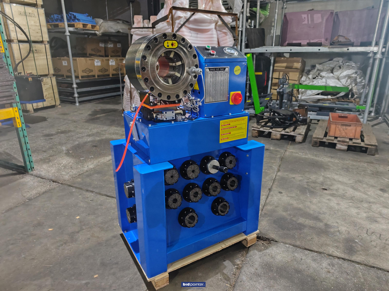 Slangen pers met trompet 380V - ציוד לסדנאות: תמונה 1 Slangen pers met trompet 380V - ציוד לסדנאות: תמונה 1