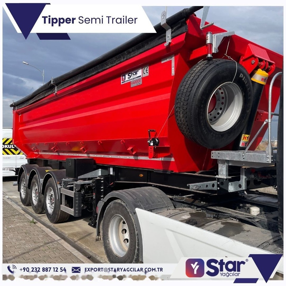 STAR YAGCILAR SY Tipper semi trailer - סמיטריילר עם מזהיר: תמונה 3 STAR YAGCILAR SY Tipper semi trailer - סמיטריילר עם מזהיר: תמונה 3