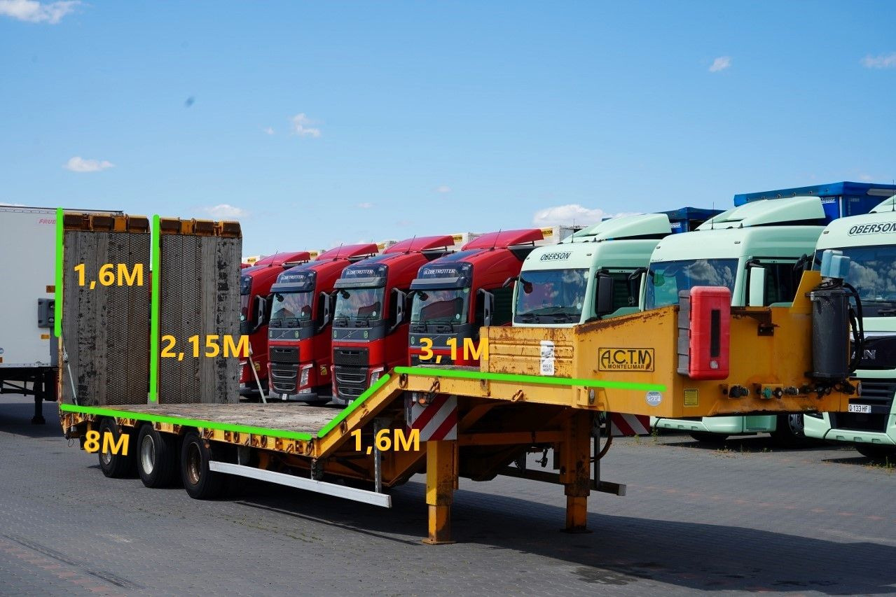 ACTM / NACZEPA LAWETA / NISKOPODWOZIOWA / 13.2M - סמיטריילר עם מטען נמוך: תמונה 2 ACTM / NACZEPA LAWETA / NISKOPODWOZIOWA / 13.2M - סמיטריילר עם מטען נמוך: תמונה 2