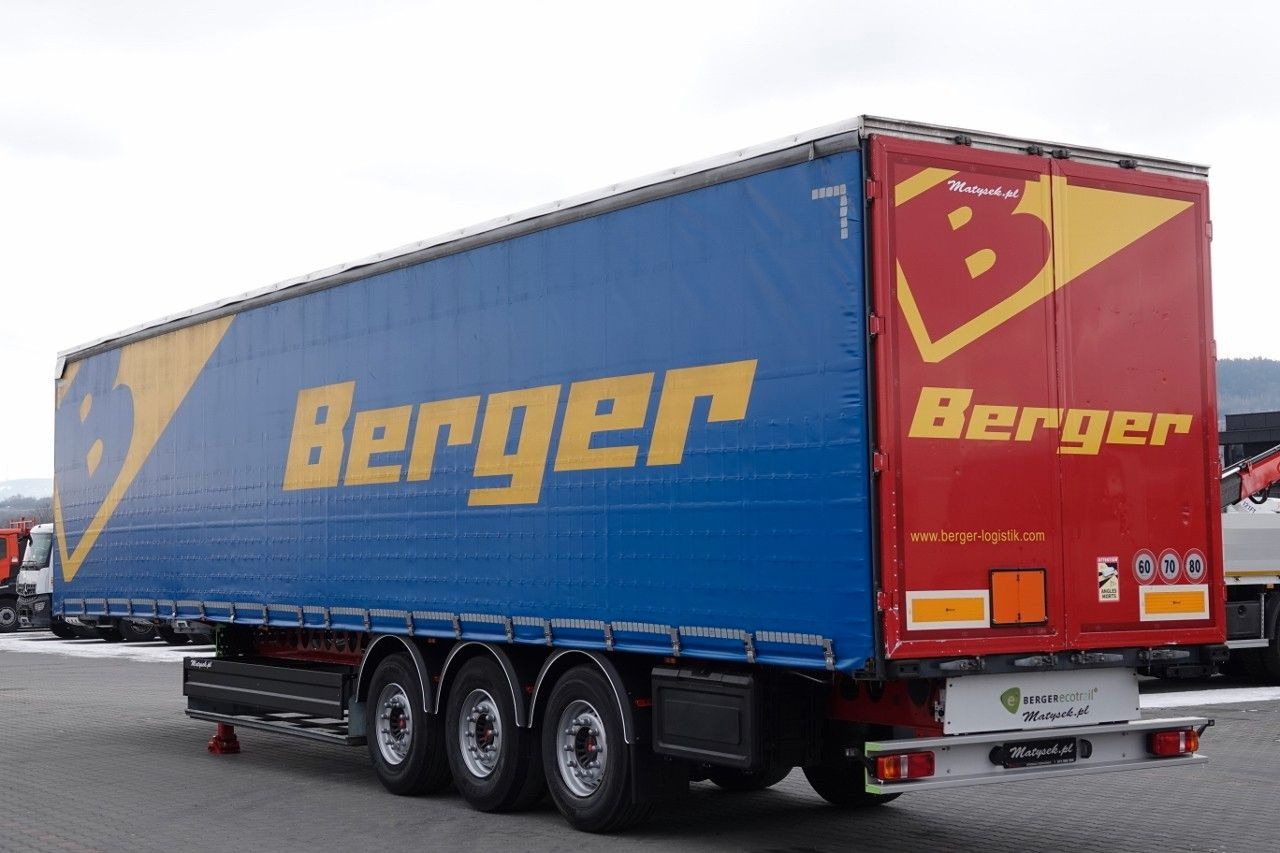 BERGER ECOTRAIL / FIRANKA / STANDARD / SUPER LEK - קרון נגרר עם וילונות צד: תמונה 5 BERGER ECOTRAIL / FIRANKA / STANDARD / SUPER LEK - קרון נגרר עם וילונות צד: תמונה 5