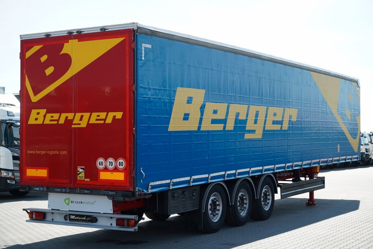BERGER ECOTRAIL / FIRANKA / STANDARD / SUPER LEK - קרון נגרר עם וילונות צד: תמונה 4 BERGER ECOTRAIL / FIRANKA / STANDARD / SUPER LEK - קרון נגרר עם וילונות צד: תמונה 4