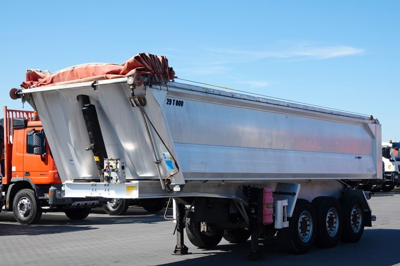 Benalu WYWROTKA / 25 m3 / ALUMINIOWA / OŚ PODNOSZONA / - סמיטריילר עם מזהיר: תמונה 2 Benalu WYWROTKA / 25 m3 / ALUMINIOWA / OŚ PODNOSZONA / - סמיטריילר עם מזהיר: תמונה 2