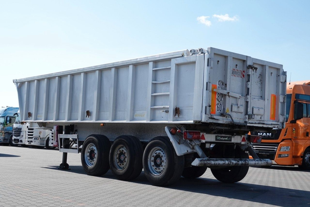 Benalu WYWROTKA / 25 m3 / ALUMINIOWA / SAF / SPROWADZ - סמיטריילר עם מזהיר: תמונה 3 Benalu WYWROTKA / 25 m3 / ALUMINIOWA / SAF / SPROWADZ - סמיטריילר עם מזהיר: תמונה 3