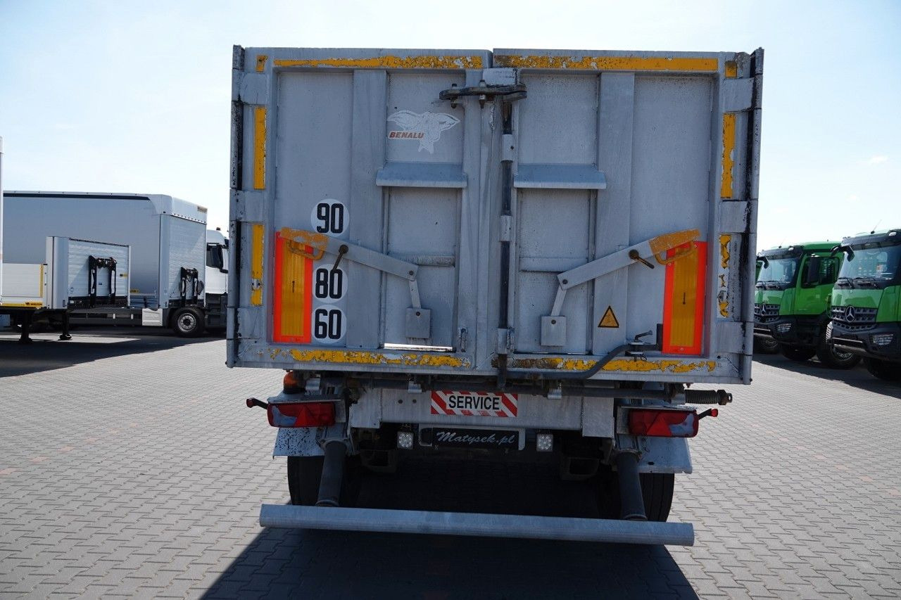 סמיטריילר עם מזהיר Benalu WYWROTKA / 28 m3 / ALUMINIOWA / OŚ PODNOSZONA /: תמונה 9