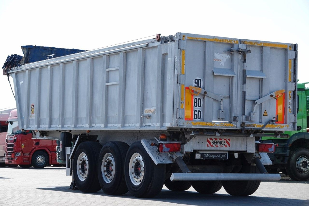 Benalu WYWROTKA / 28 m3 / ALUMINIOWA / OŚ PODNOSZONA / - סמיטריילר עם מזהיר: תמונה 3 Benalu WYWROTKA / 28 m3 / ALUMINIOWA / OŚ PODNOSZONA / - סמיטריילר עם מזהיר: תמונה 3