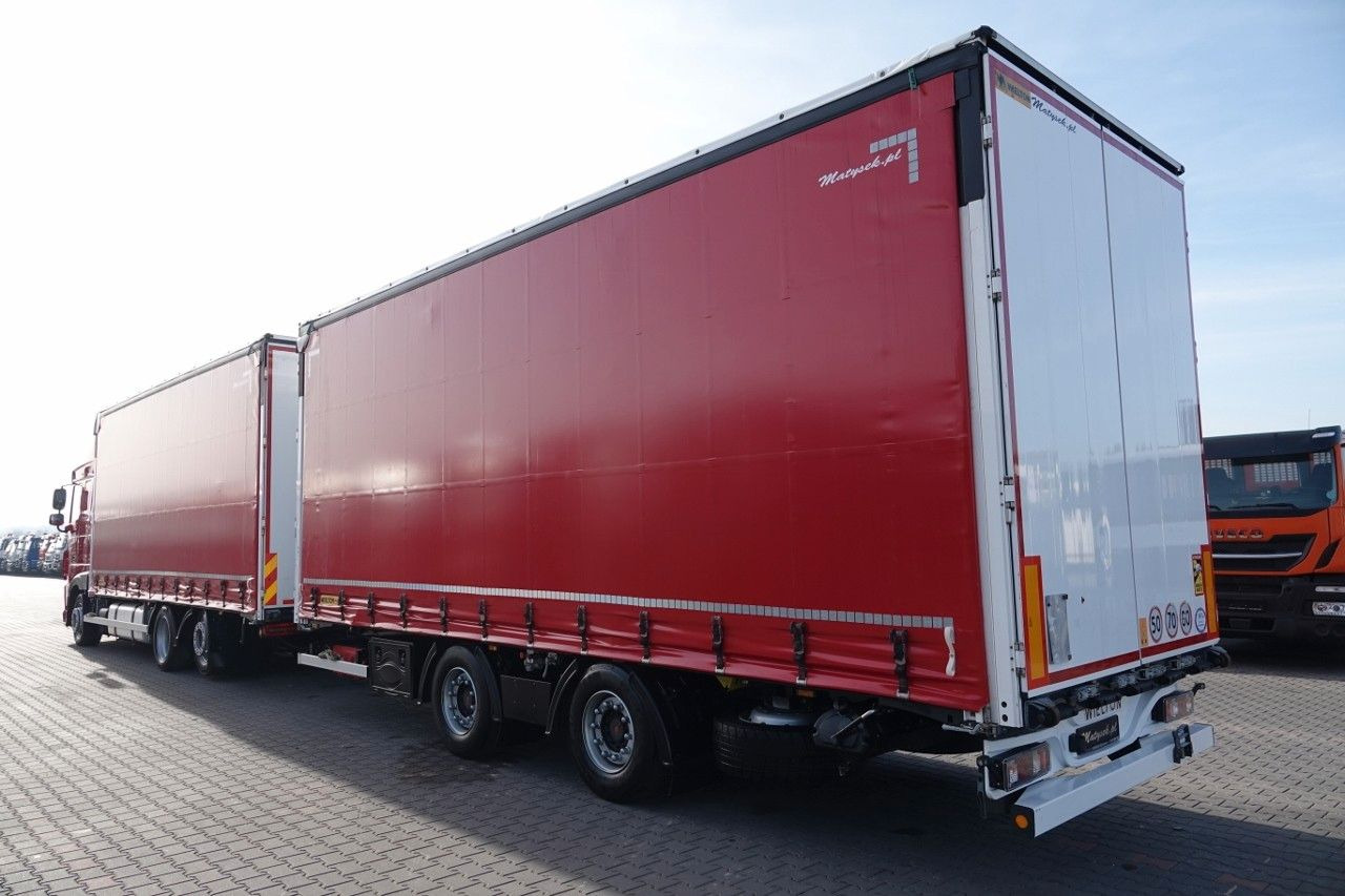 DAF XF 480 / ZESTAW TANDEM / 120 M3 / PRZEJAZDOWY / - משאית וילונות צד: תמונה 3 DAF XF 480 / ZESTAW TANDEM / 120 M3 / PRZEJAZDOWY / - משאית וילונות צד: תמונה 3