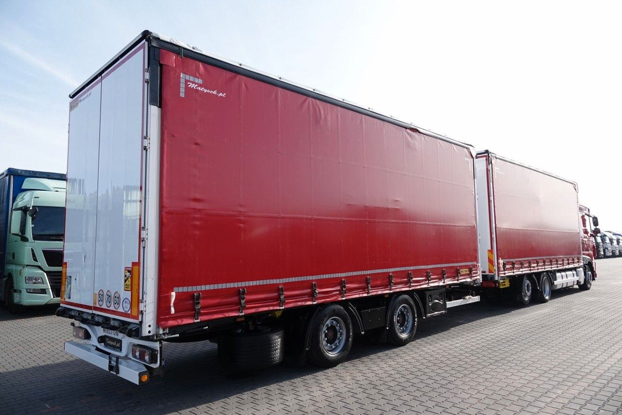 DAF XF 480 / ZESTAW TANDEM / 120 M3 / PRZEJAZDOWY / - משאית וילונות צד: תמונה 4 DAF XF 480 / ZESTAW TANDEM / 120 M3 / PRZEJAZDOWY / - משאית וילונות צד: תמונה 4