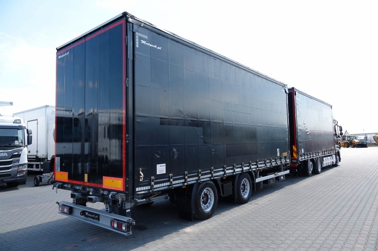 DAF XF 480 / ZESTAW TANDEM / 120 M3 / PRZEJAZDOWY / - משאית וילונות צד: תמונה 4 DAF XF 480 / ZESTAW TANDEM / 120 M3 / PRZEJAZDOWY / - משאית וילונות צד: תמונה 4